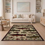 Spotted Trout Heritage Tribal Rug