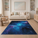 Cosmic Nebula Vortex Area Rug