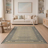 Heritage Tribal Geometric Beige Heritage Tribal Geometric Area Rug
