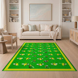 Playful Bumblebee Kids Area Rug