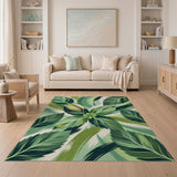 Pistachio Leaf Green Area Rug