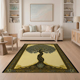 Celtic Tree of Life Knotwork Area Rug
