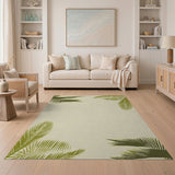 Coastal Palm Shadow Area Rug