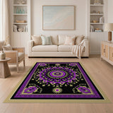 Purple Mandala Persian Area Rug