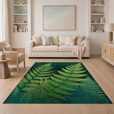 Emerald Fern Lush Green Area Rug