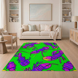 Vibrant Lobster Coastal Area Rug