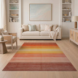 Sunset Ombre Stripe Area Rug