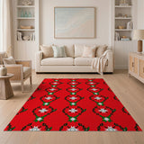 Red Edelweiss Heritage Tribal Area Rug