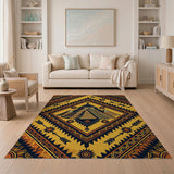 Tribal Pyramid Geometric Area Rug