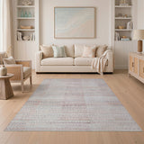 Distressed Vintage Beige Area Rug