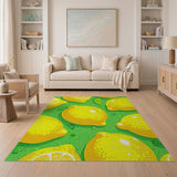 Zesty Lemon Slices Area Rug
