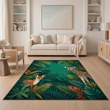 Jungle Giraffe Spotted Fawn Area Rug