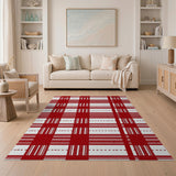 Red Buffalo Check Plaid Area Rug