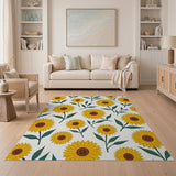 Sunflower Field Area Rug