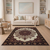 Opulent Purple Mandala Persian Area Rug