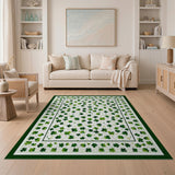 Green Shamrock Scatter Area Rug