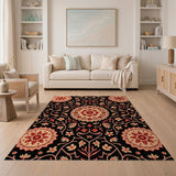 Multi-Color Mandala Floral Persian Area Rug
