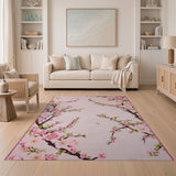 Cherry Blossom Pink Area Rug