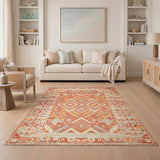 Red Heritage Tribal Heritage Tribal Area Rug