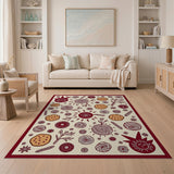 Whimsical Cookies Candy Swirls Area Rug