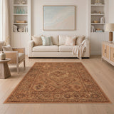 Distressed Vintage Distressed Vintage Orange Area Rug