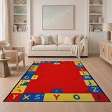 Colorful ABC Alphabet Kids Learning Rug