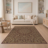 Ornate Red Persian Medallion No. 9 Area Rug