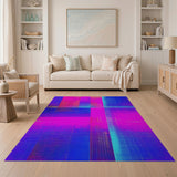 Vibrant Geometric Multi-Color No. 8 Area Rug