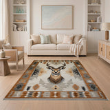 Kudu Antelope Southwestern Area Rug