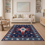 Bold Starburst Southwestern Area Rug