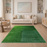 Lush Green Patchwork Turf Area Rug