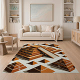 Mayan Stepped Pyramid Area Rug
