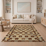 Adorable Teddy Bear Pattern Area Rug