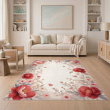 Pink Floral Vintage No. 20 Area Rug