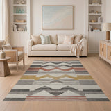 Multi-color and Patterns Multi-Color Zigzag Geometric Southwestern Rug