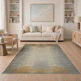 Modern Geometric Beige Area Rug