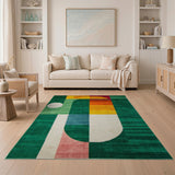 Vibrant Geometric Multi-Color No. 3 Area Rug