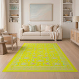Playful Yellow Butterfly Area Rug