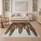 Cascading Wisteria Floral Area Rug