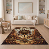 Southwestern Desert Sunburst Rug