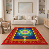 Vibrant Mandala Persian Area Rug