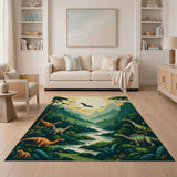 Dinosaur Valley Sunset Area Rug