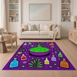 Whimsical Potion Cauldron Kids Rug