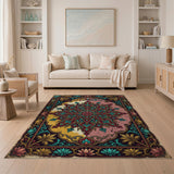 Multi-color and Patterns Ornate Persian Mandala Area Rug