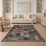 Patchwork Heritage Tribal Area Rug