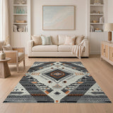 Southwestern Tribal Geometric Area Rug