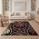 Basketball Champions Distressed Vintage Area Rug