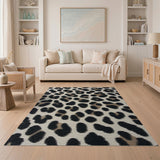 Leopard Print Boho Area Rug