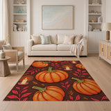 Autumn Pumpkin Harvest Area Rug
