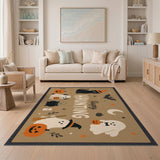 Happy Haunting Halloween Area Rug
